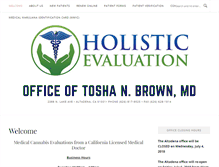 Tablet Screenshot of holisticevaluation.com